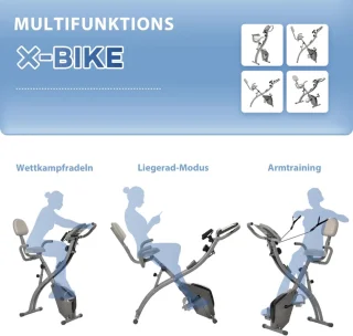 X-Bike 2-in-1 Opvouwbare Hometrainer