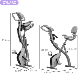 X-Bike 2-in-1 Opvouwbare Hometrainer
