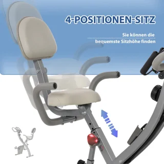 X-Bike 2-in-1 Opvouwbare Hometrainer
