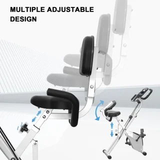 X-bike 3-in-1 Hometrainer Wit