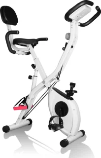 X-bike 3-in-1 Opvouwbare Hometrainer Wit/Zwart