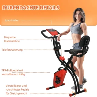 X-Bike Hometrainer - Rood