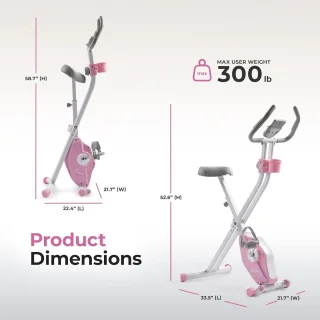 X-Bike Hometrainer Roze
