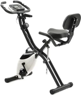 X-Bike magnetische opvouwbare hometrainer wit