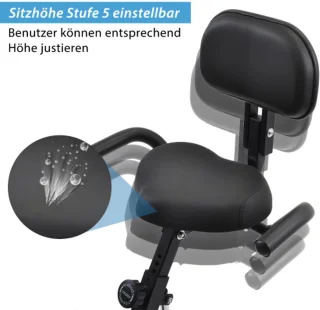 X-Bike magnetische opvouwbare hometrainer wit