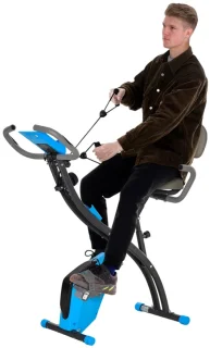 X-Bike Opvouwbare Fietstrainer - Blauw