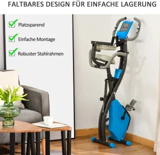 X-Bike Opvouwbare Fietstrainer - Blauw
