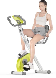 X-bike opvouwbare hometrainer groen-wit