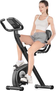 X-Bike Opvouwbare Hometrainer Zwart