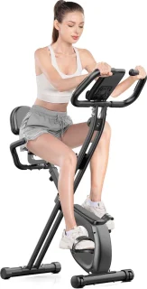 X-Bike Opvouwbare Hometrainer Zwart