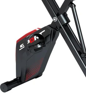 YEE GOO Opvouwbare Hometrainer Spinningfiets Zwart