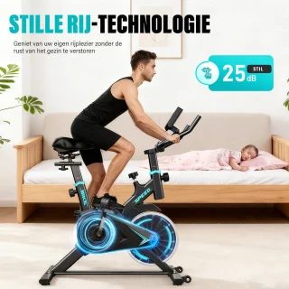 YEE RUN Hometrainer - Fitnessfiets