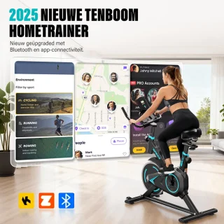 YEE RUN Hometrainer - Fitnessfiets