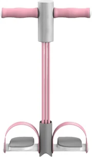 Yoga spanning touw pedaal trainer 55x27 cm roze