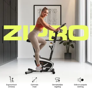 Zipro Beat RS Hometrainer Zwart-Wit