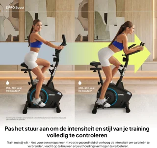 Zipro Boost Hometrainer Zwart/Blauw