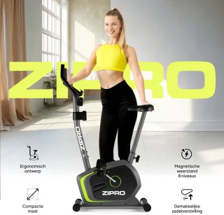 Zipro Drift Magnetische Hometrainerfiets zwart/grijs