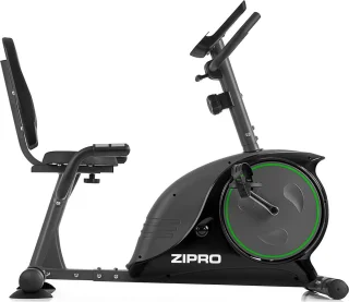 Zipro Easy Hometrainer Elektromagnetische Fiets Grijs Groen
