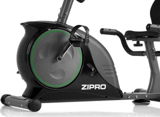 Zipro Easy Hometrainer Elektromagnetische Fiets Grijs Groen