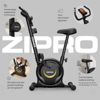 Zipro One S Gold Hometrainer Zwart/Goud