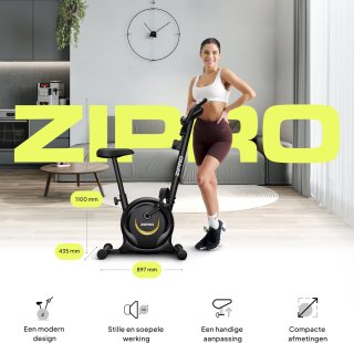 Zipro One S Gold Hometrainer Zwart/Goud