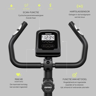 Zipro One S Gold Hometrainer Zwart/Goud