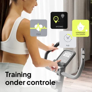 Zipro One S Hometrainer Magnetisch Zwart Blauw