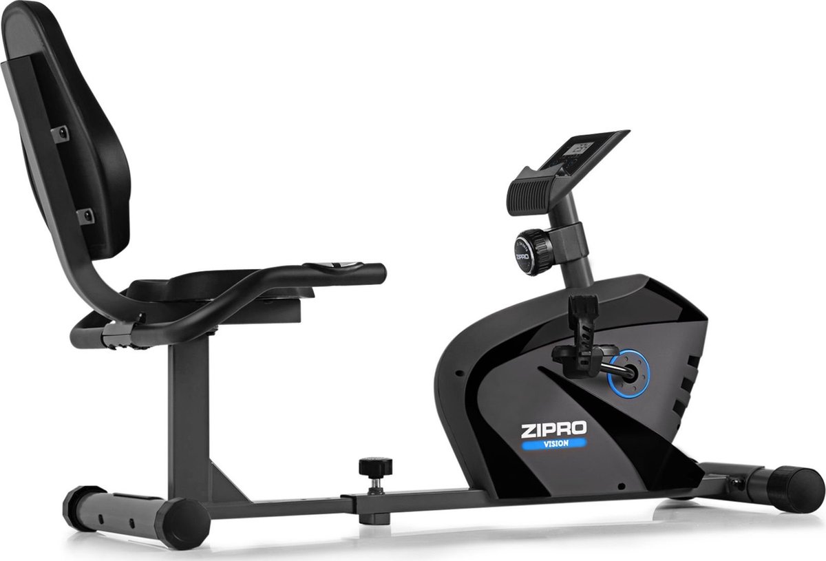 De Zipro Vision Magnetische Hometrainer Fiets zwart/grijs in één oogopslag