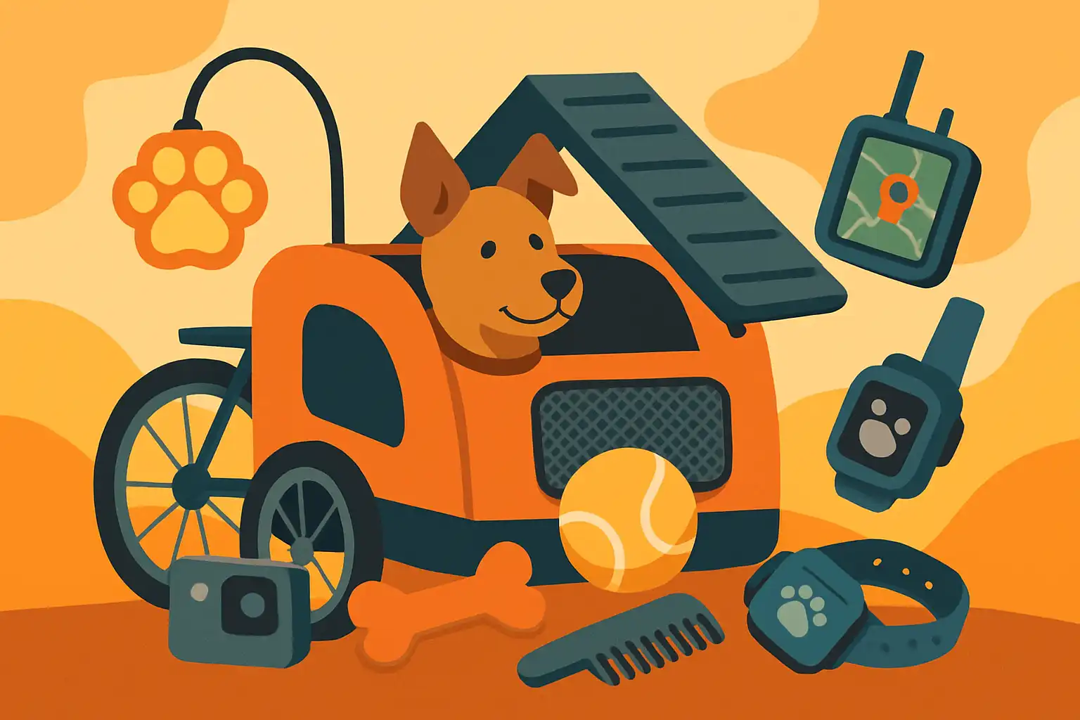 7 verrassende gadgets voor in de hondenfietskar die je rit veiliger en leuker maken