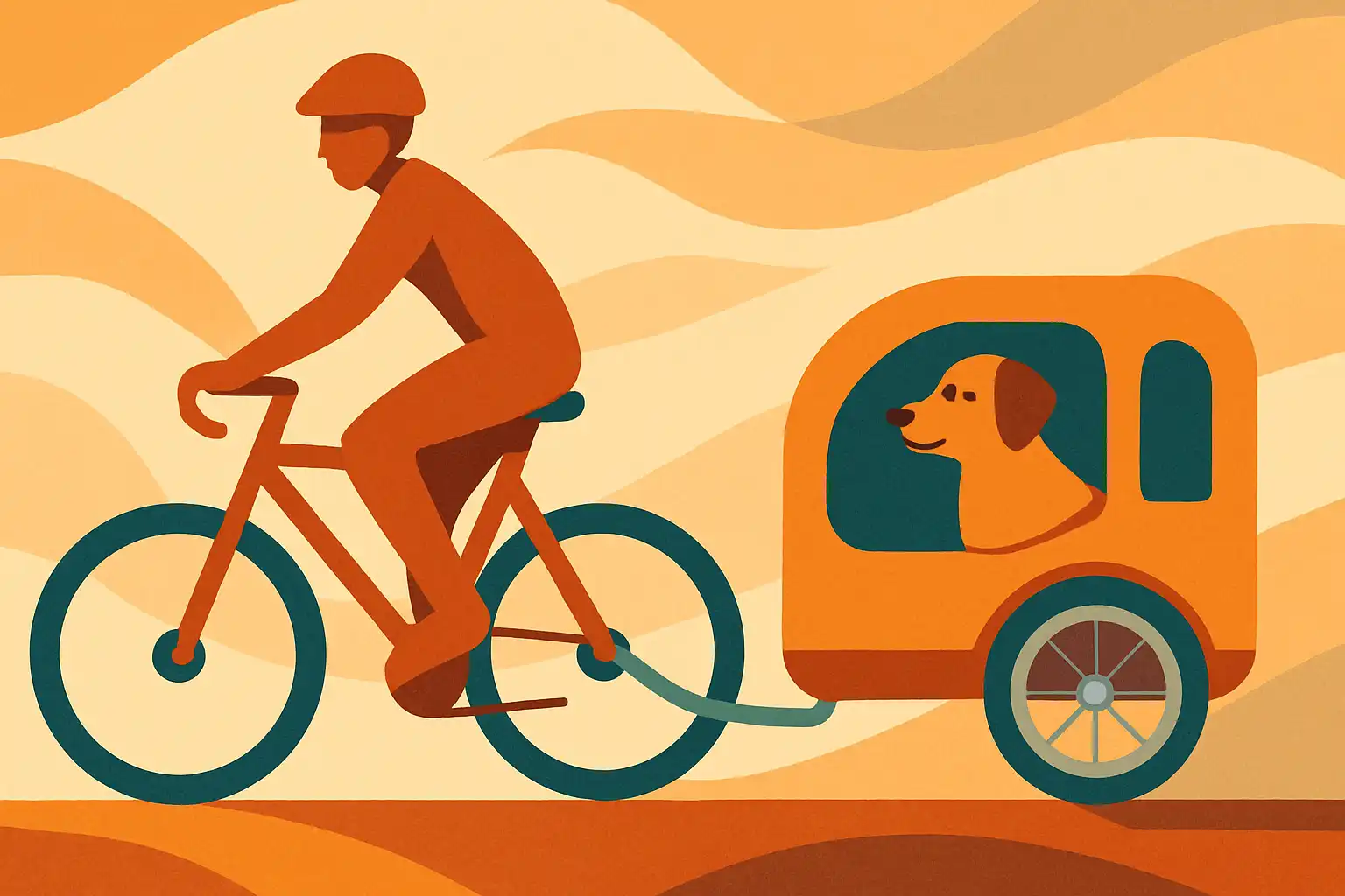Een hond van 10 kilo mee op de fiets: zo kies je een passende fietskar en houd je de rit stabiel
