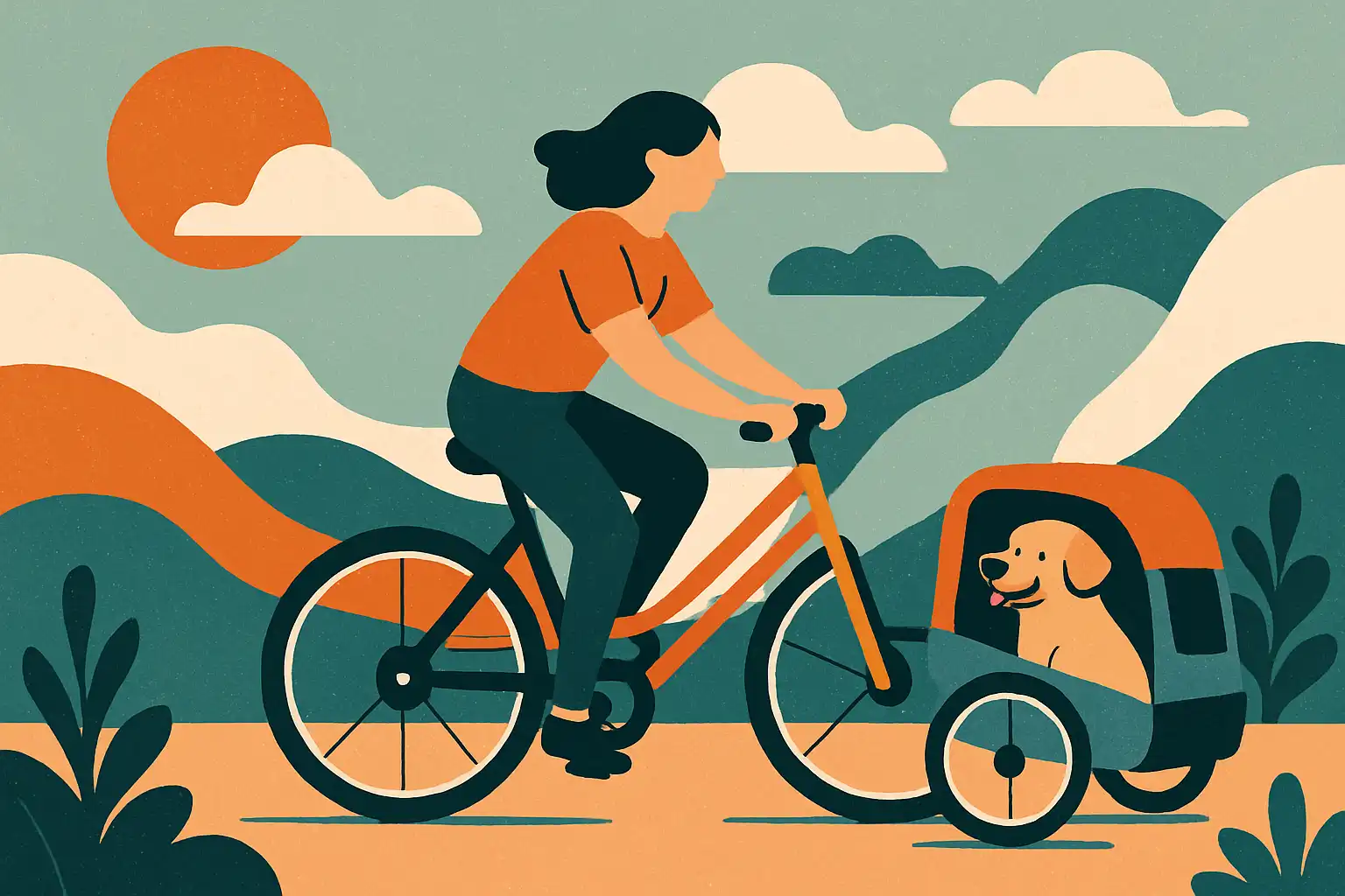 Fietskarren als therapie: hoe ritjes met je hond je mentale gezondheid verbeteren