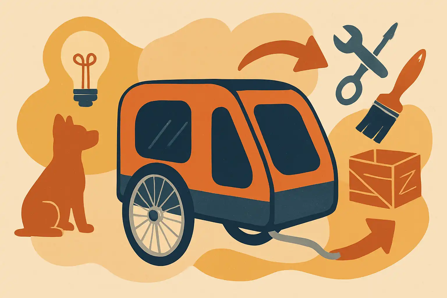 Geef je oude hondenfietskar een nieuw leven: eenvoudige upcycle-ideeën voor creatievelingen