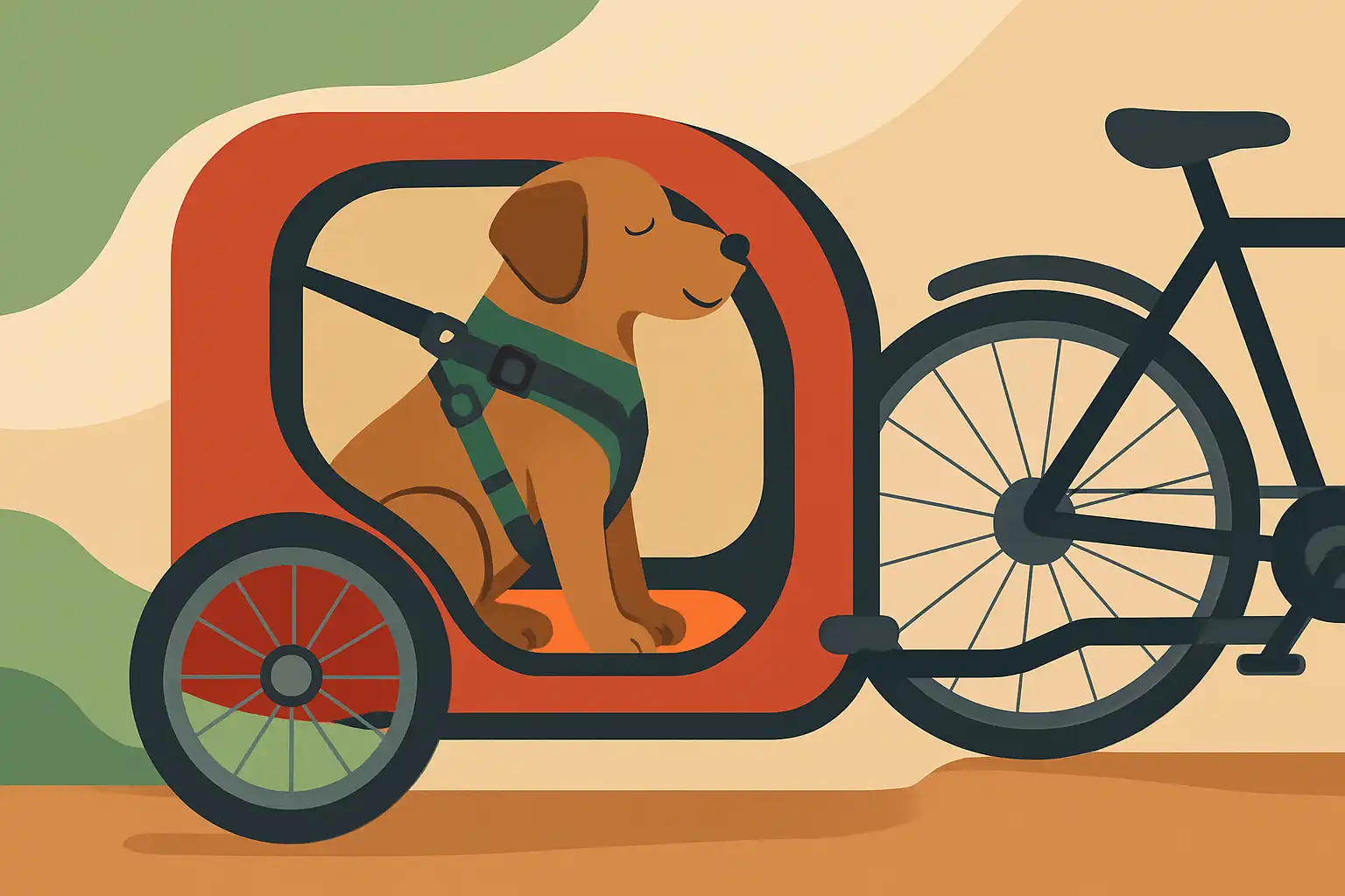 Het perfecte harnas kiezen: zo houd je je hond veilig en comfortabel in de hondenfietskar