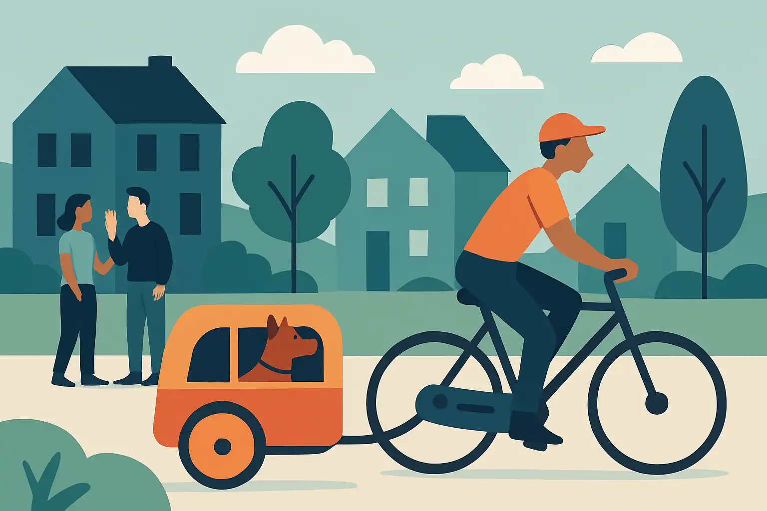 Hoe een hondenfietskar je buurt socialer en veiliger maakt