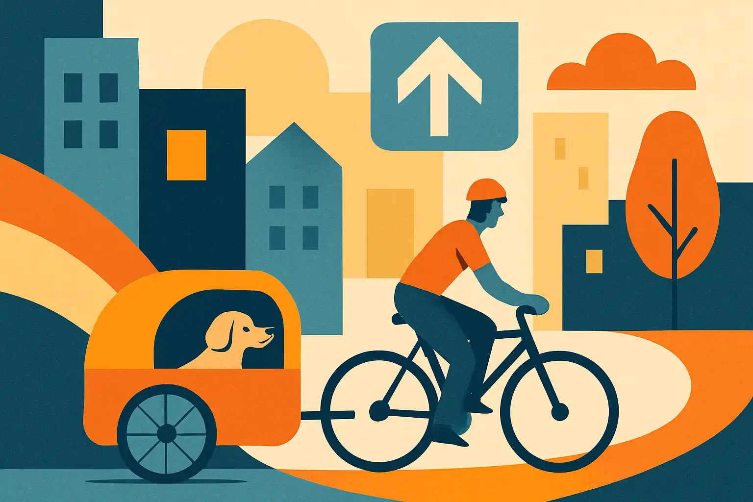 Hoe veranderend stadsbeleid hondenfietskarren populairder maakt