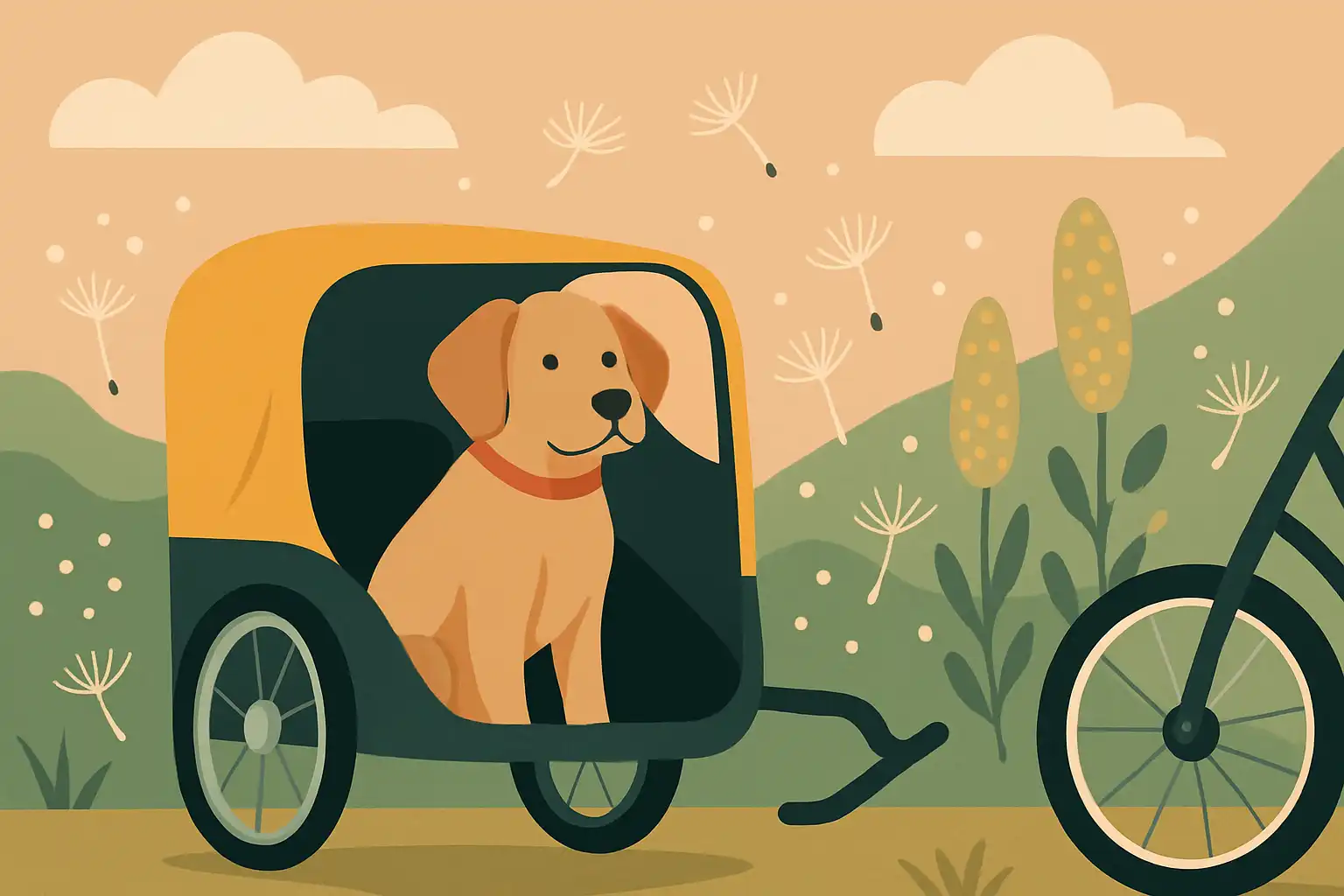 Hondenfietskar en allergieën: zo voorkom en behandel je pollen- en stofreacties onderweg