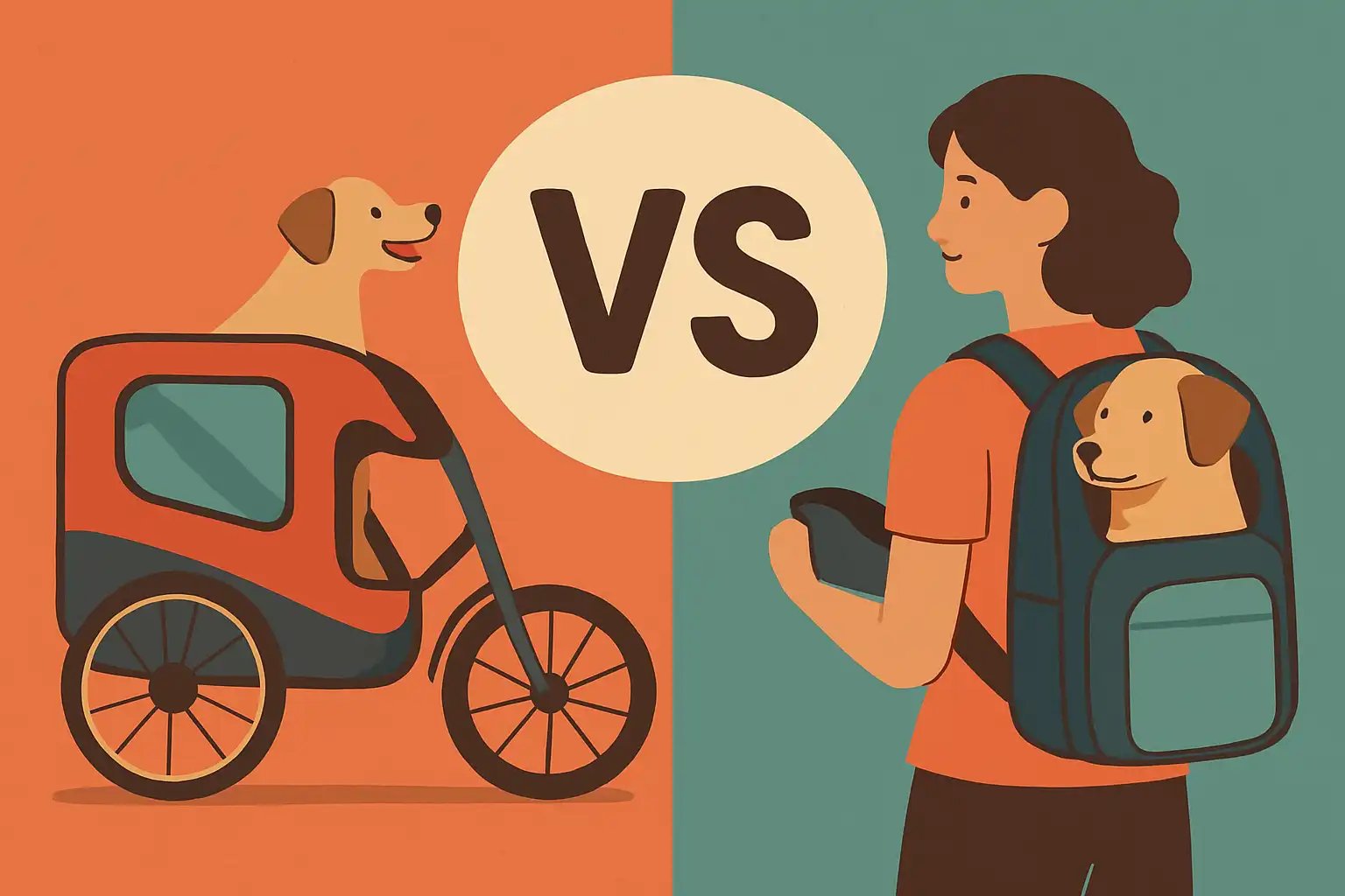 Hondenfietskar of hondendraagzak: wanneer kies je welk vervoermiddel?