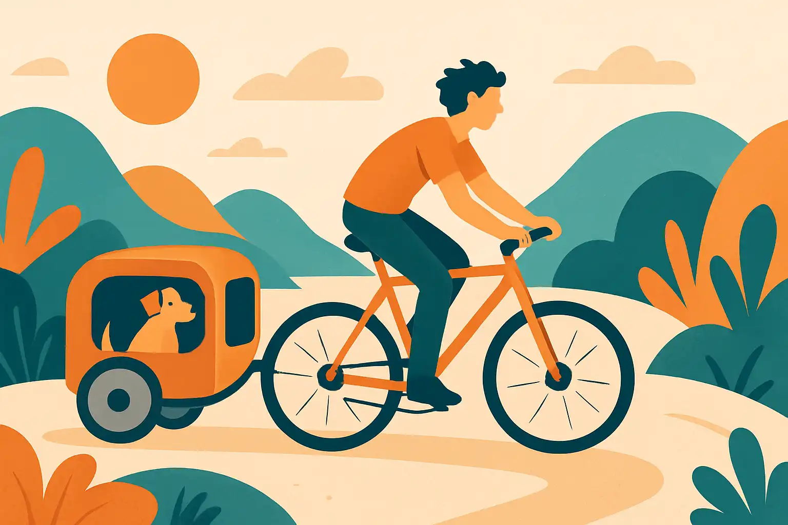 Mini-avonturen: korte fietsroutes voor drukke baasjes met een hondenfietskar