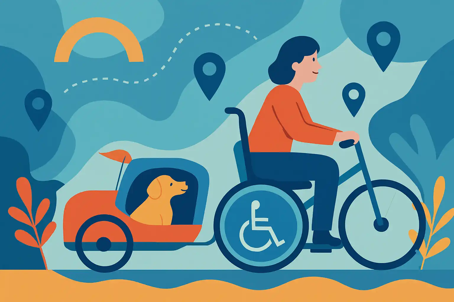 Mobiliteit voor iedereen: hoe een hondenfietskar het leven verandert voor eigenaren met beperkte mobiliteit