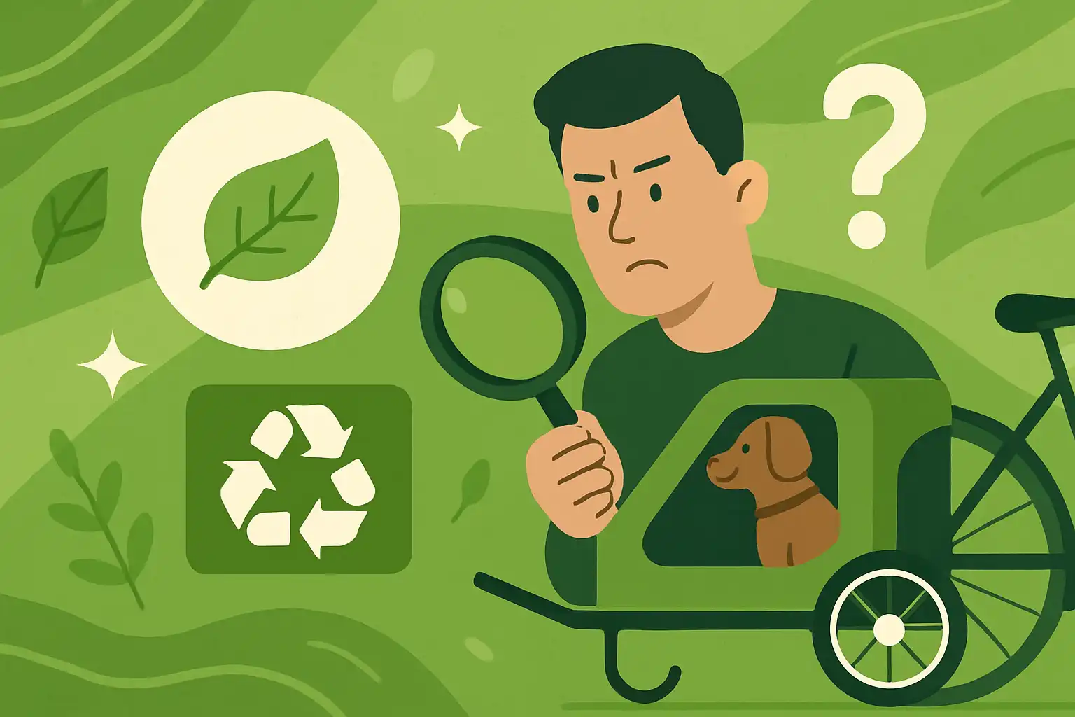 Zo herken je greenwashing bij duurzame hondenfietskarren