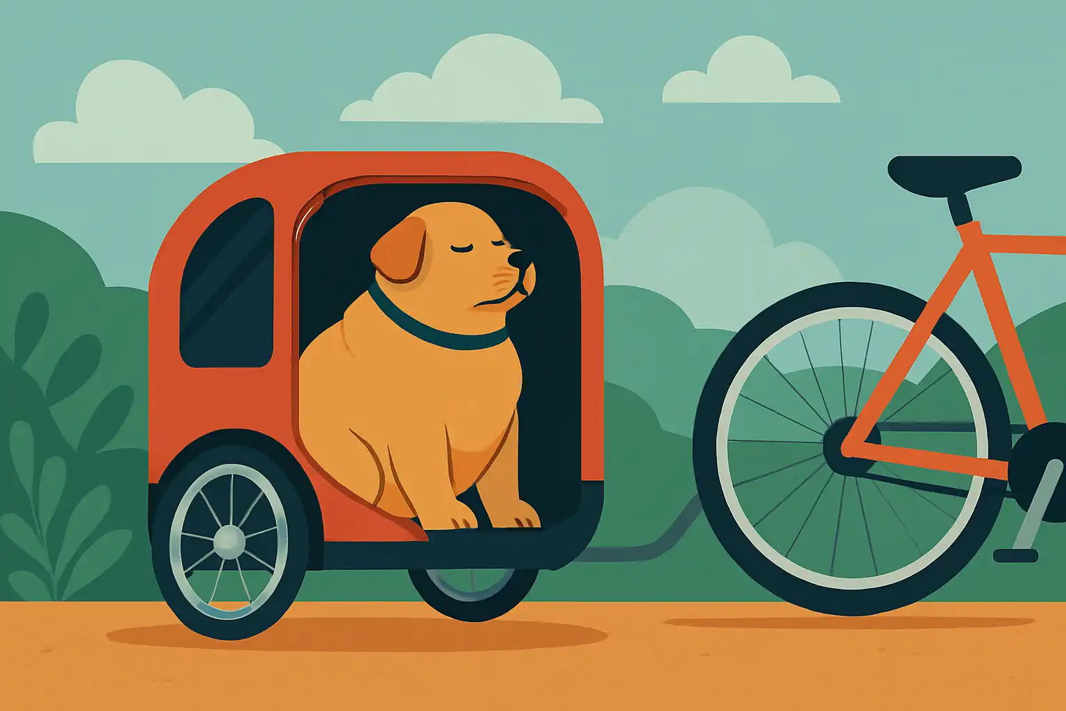 Zo maak je de hondenfietskar veilig en comfortabel voor een hond met overgewicht
