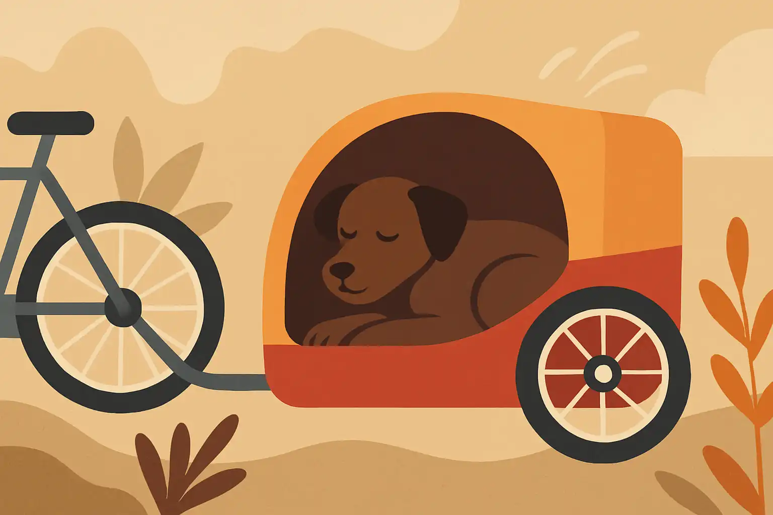 Zo maak je van de hondenfietskar een rustig toevluchtsoord voor prikkelgevoelige honden