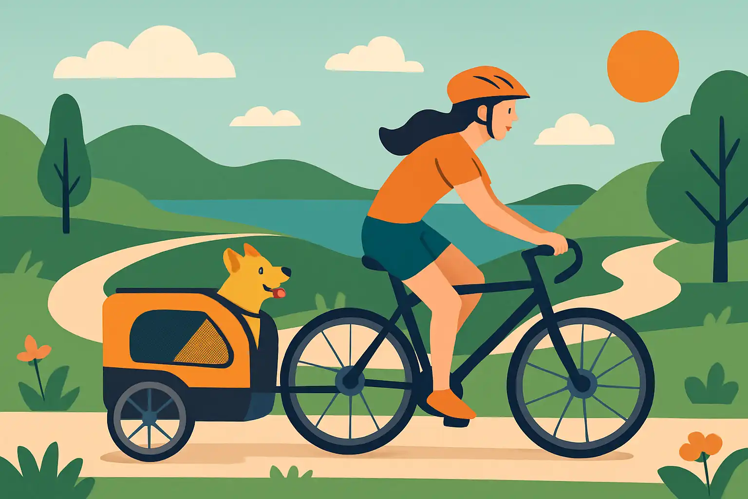 Zo organiseer je de perfecte hondenfietskar-groepsrit: routes, veiligheid en leuke stops