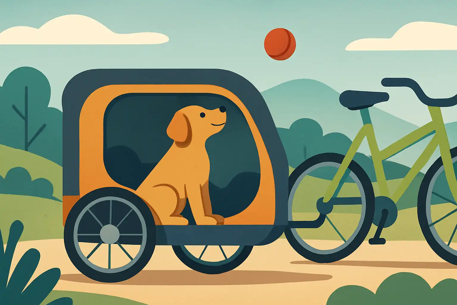 Zo stimuleer je je hond mentaal tijdens lange ritten in de hondenfietskar