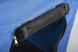 Opvouwbare Hondenfietskar met Reflectoren en Regenhoes - Fietsaanhanger voor Honden tot 40 KG