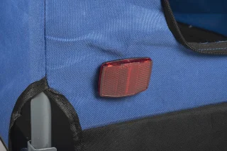 Opvouwbare Hondenfietskar met Reflectoren en Regenhoes - Fietsaanhanger voor Honden tot 40 KG
