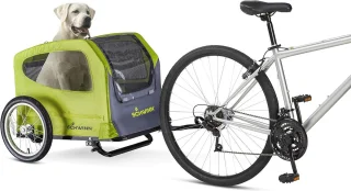 Huisdier Fietstrailer voor Honden - Comfortabele en Veilige Fietstocht met Grote en Kleine Honden
