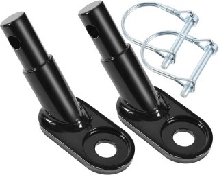 De Fietskar Koppeling Trekhaak Adapter voor Hondenaanhanger - 2 Set met Veiligheidspen in één oogopslag