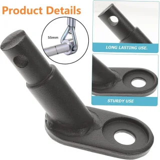 Fietskar Koppeling Trekhaak Adapter voor Hondenaanhanger - 2 Set met Veiligheidspen