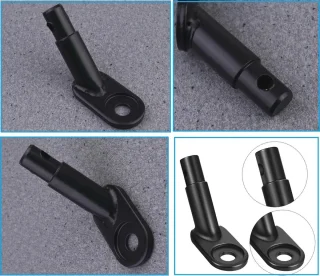 Fietskar Koppeling Trekhaak Adapter voor Hondenaanhanger - 2 Set met Veiligheidspen